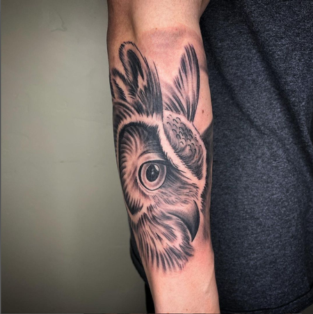 Tattoos - Dayton Smith Owl - 143789
